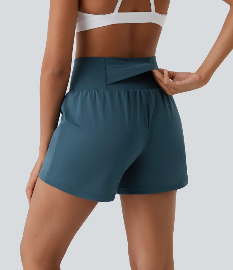 ColaShorts™ - 2 in 1 yoga pants with high waist and back and side pockets
