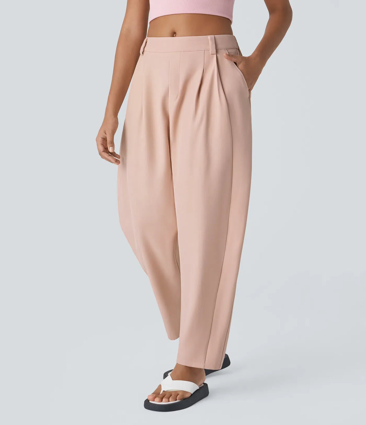 ColaTek Air V3™ - Wide pants with high waist, side pockets and barrel legs