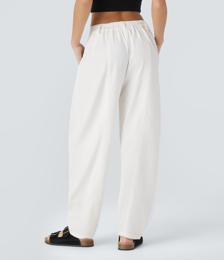 ColaTek Air V3™ - Wide pants with high waist, side pockets and barrel legs