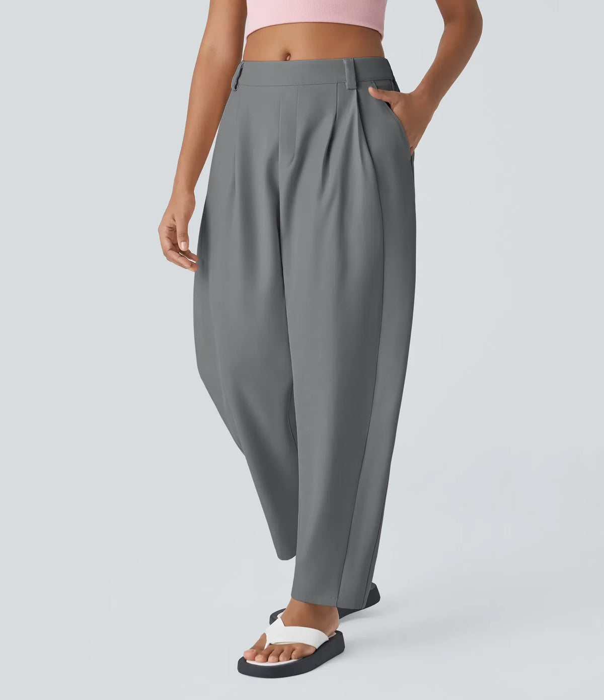 ColaTek Air V3™ - Wide pants with high waist, side pockets and barrel legs