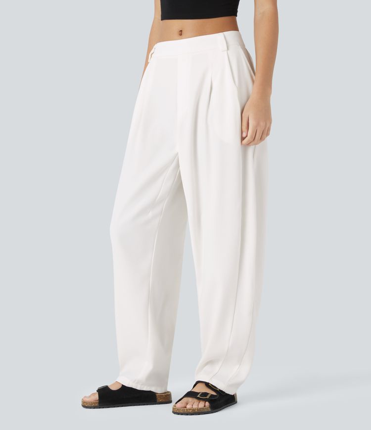 ColaTek Air V3™ - Wide pants with high waist, side pockets and barrel legs