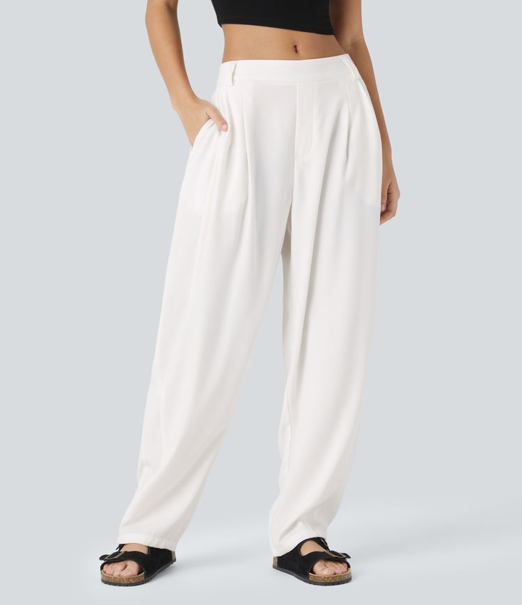 ColaTek Air V3™ - Wide pants with high waist, side pockets and barrel legs