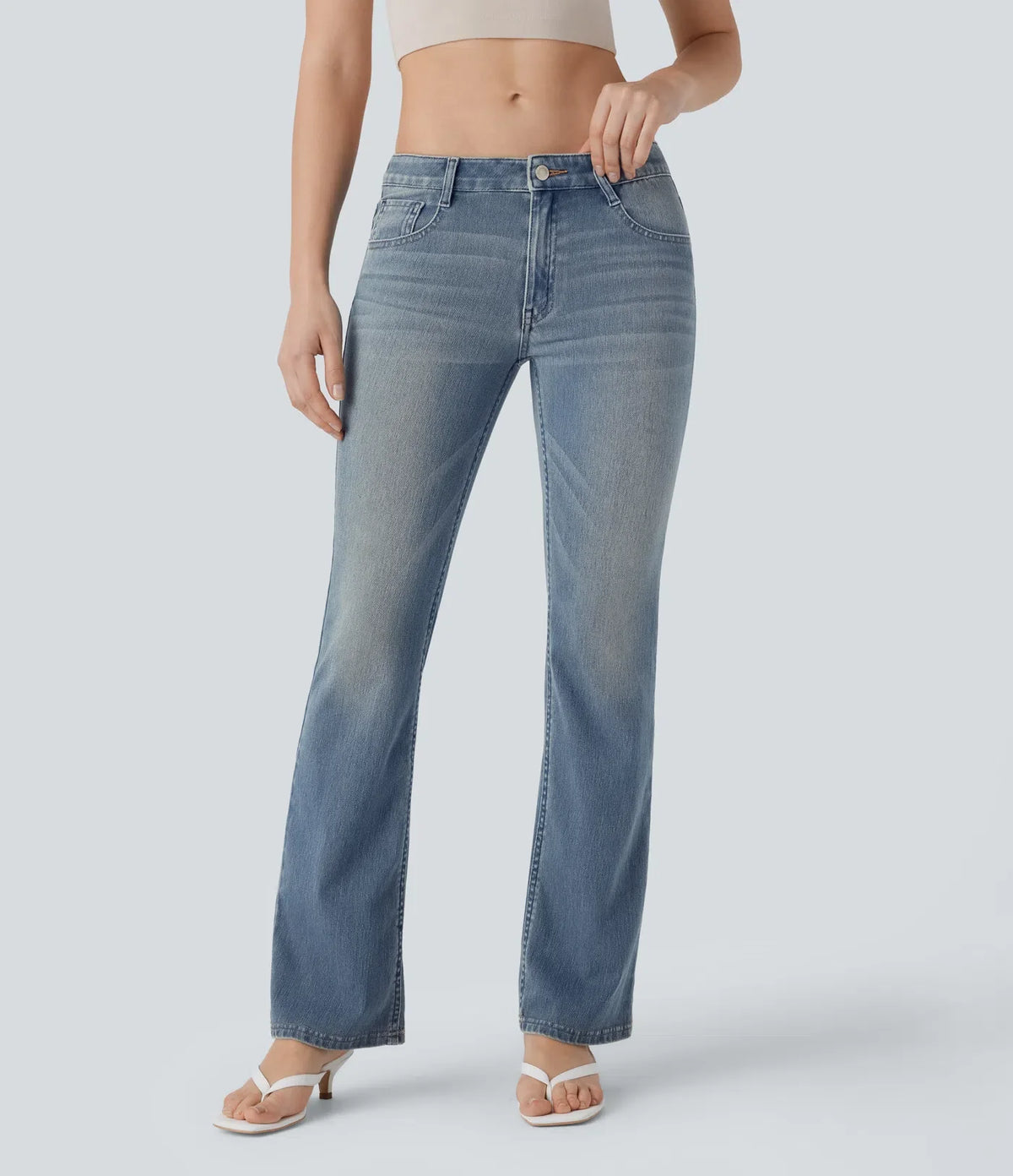 ColaFlex™ Denim Low - Jeans are very casual and versatile in denim, elasticized with low weight and multiple loads.