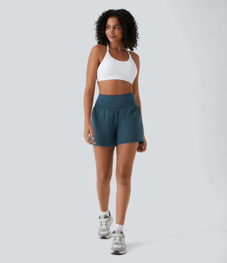ColaShorts™ - 2 in 1 yoga pants with high waist and back and side pockets