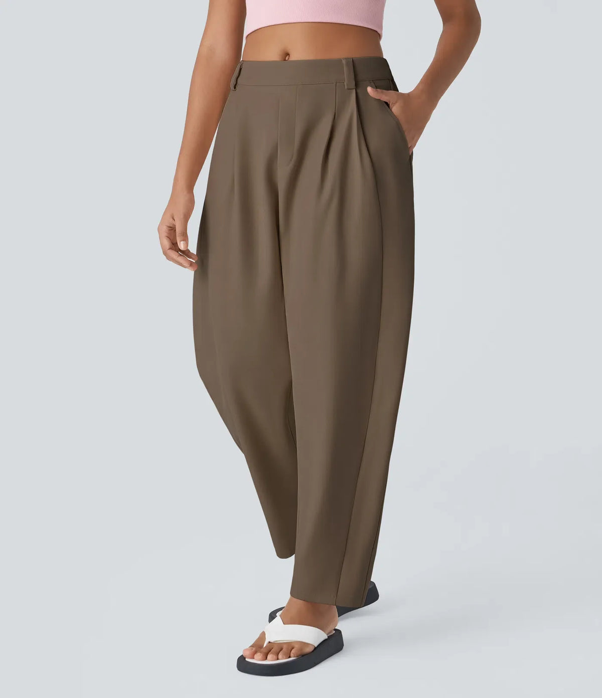 ColaTek Air V3™ - Wide pants with high waist, side pockets and barrel legs