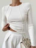 Amy™ | Maglia a maniche lunghe aderente