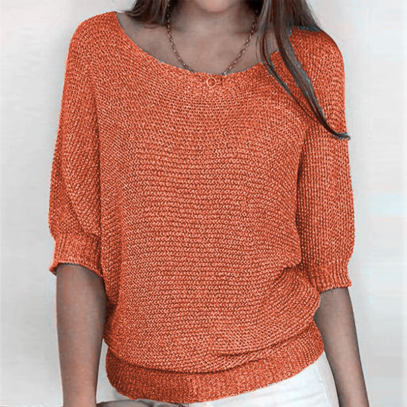 Casual maglia a tinta unita