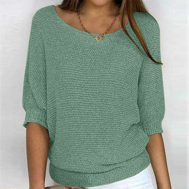 Casual maglia a tinta unita