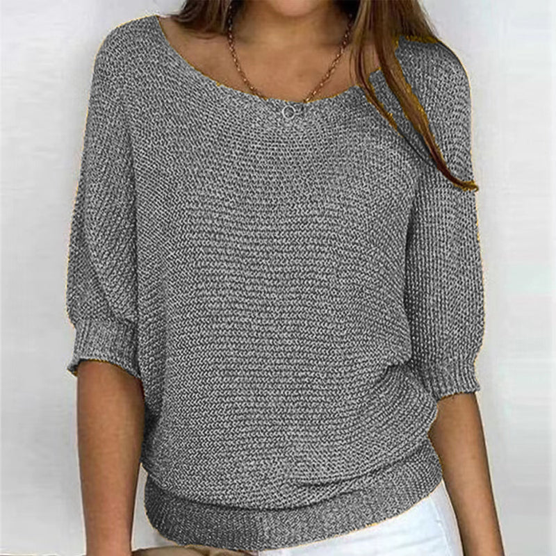 Casual maglia a tinta unita