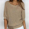 Casual maglia a tinta unita