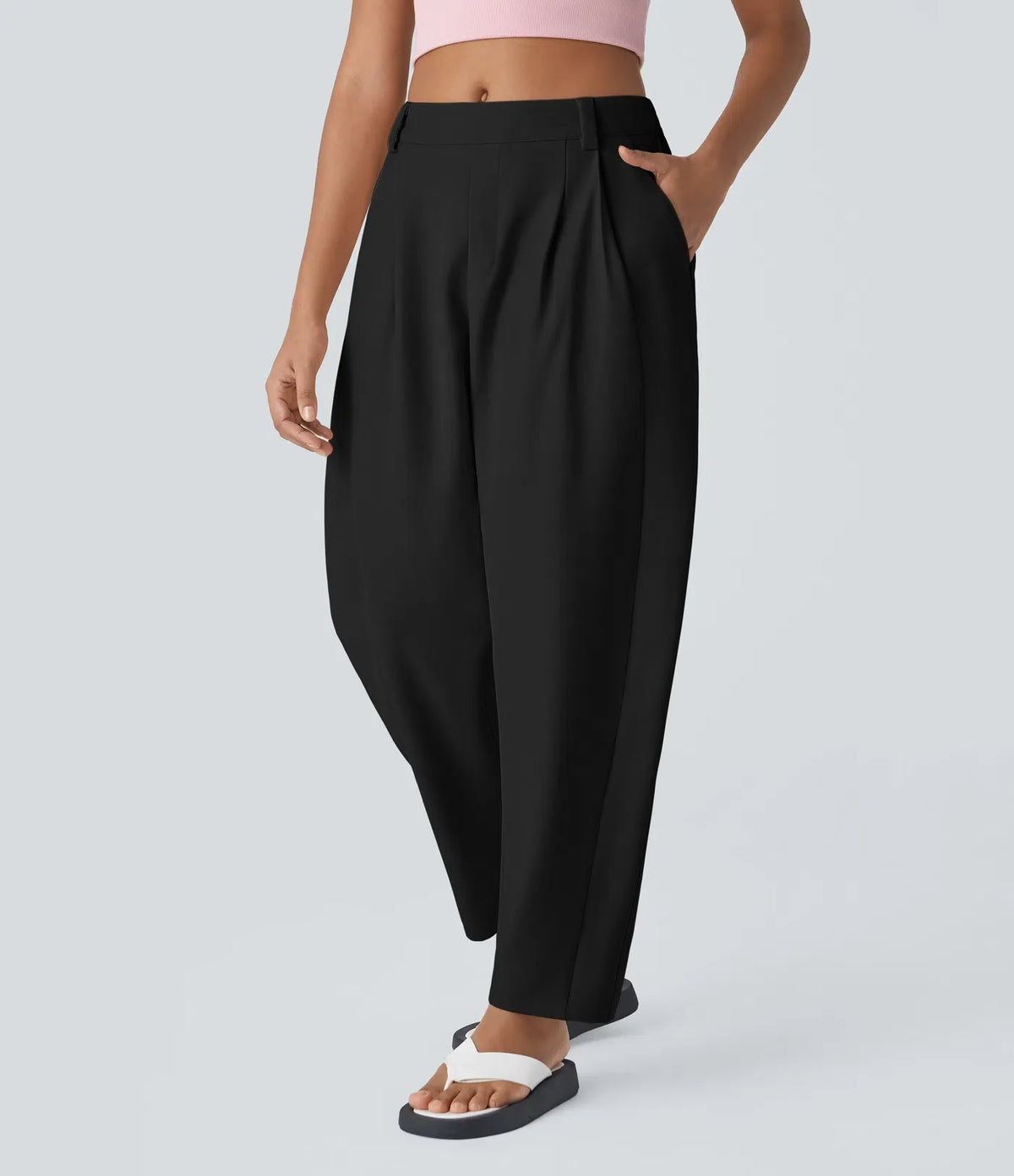 ColaTek Air V3™ - Wide pants with high waist, side pockets and barrel legs